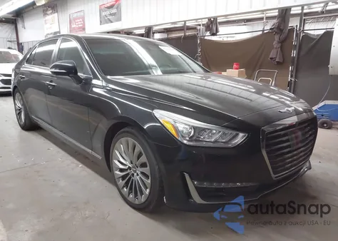 2018 Genesis G90 5.0 Ultimate из США, поврежденный, VIN KMHG54JH4JU048005